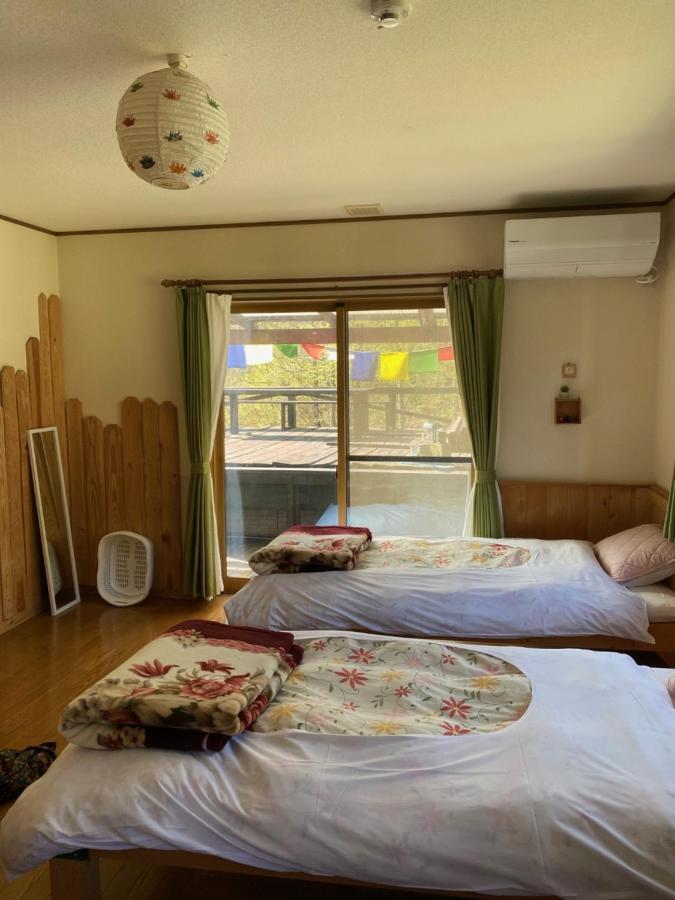 Azumino Backpackers 山の風 Hotel Matsukawa Buitenkant foto