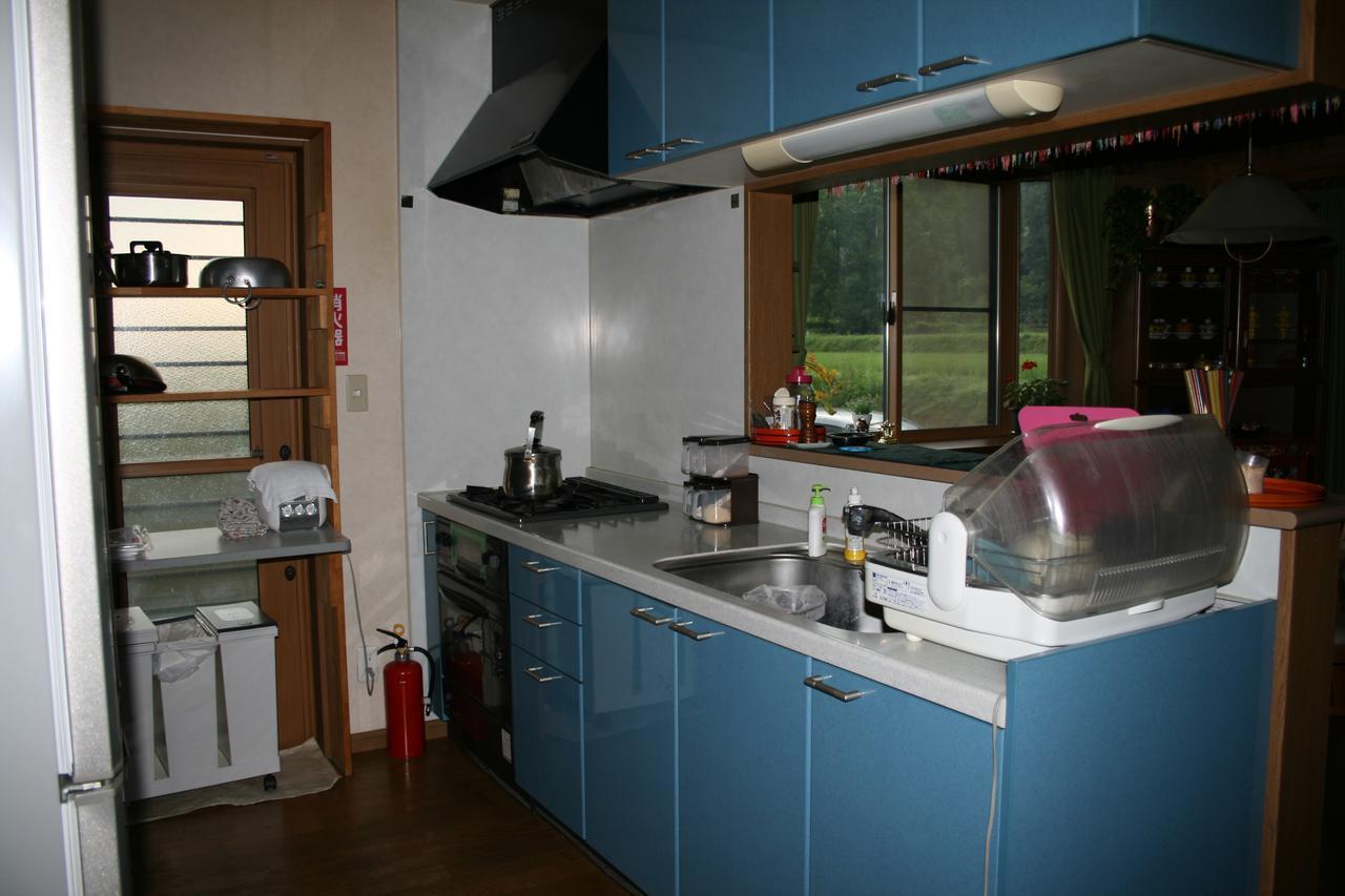 Azumino Backpackers 山の風 Hotel Matsukawa Buitenkant foto